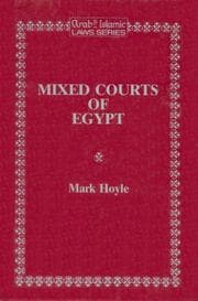Tapa de Mixed courts of Egypt