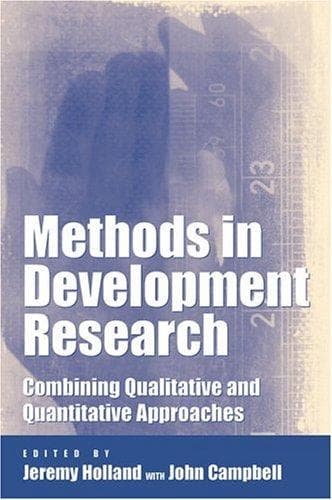 Tapa de Methods in Development Research