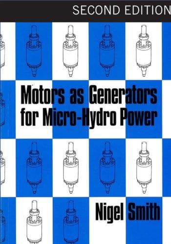 Tapa de Motors as Generators for Micro-Hydro Power