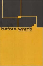 Tapa de Before Words