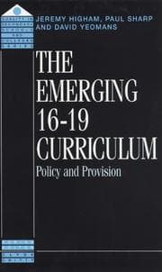 Tapa de The emerging 16-19 curriculum