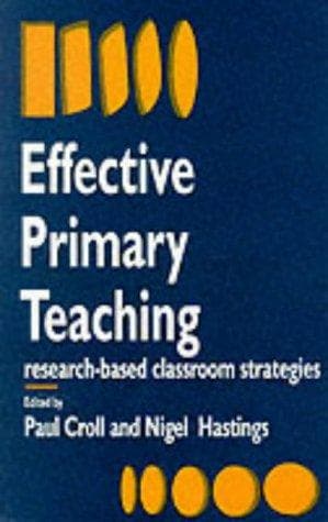 Tapa de Effective primary teaching