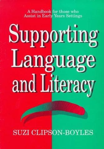 Tapa de Supporting language and literacy