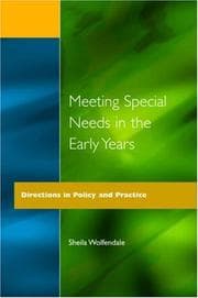 Tapa de Meeting special needs in the early years