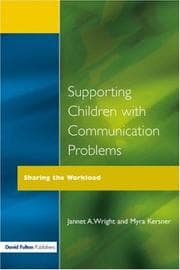 Tapa de Supporting Children with Communication Problems