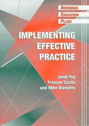 Tapa de Implementing Effective Practice