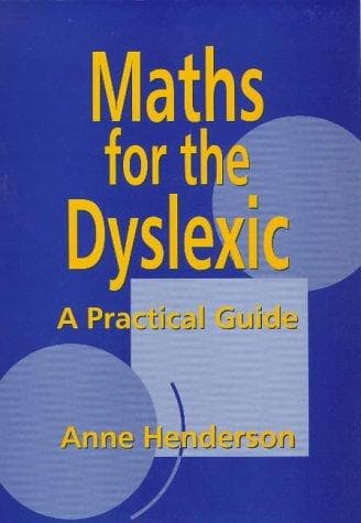 Tapa de Maths for the dyslexic