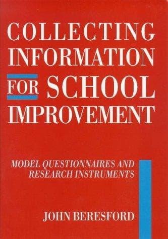 Tapa de Collecting information for school improvement