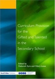 Tapa de Curriculum Provision for the Gifted and Talented in the Secondary School