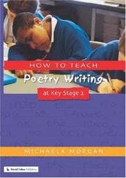 Tapa de How to Teach Poetry Writing at Key Stage 2