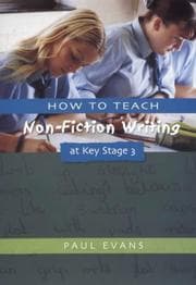 Tapa de How to Teach Non-Fiction Writing at Key Stage 3 (Writers Workshop)
