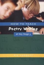 Tapa de How to Teach Poetry Writing at Key Stage 3 (Writers Workshop)