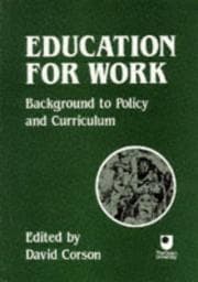 Tapa de Education for work