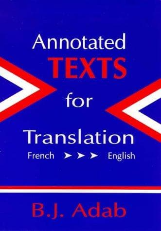 Tapa de Annotated Texts for Translation