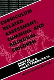 Tapa de Curriculum related assessment, Cummins and bilingual children