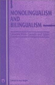 Tapa de Monolingualism and Bilingualism