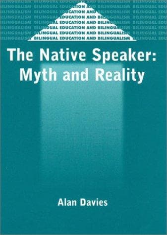 Tapa de The native speaker