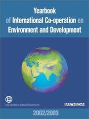 Tapa de Yearbook of international co-operation on environment and development, 2002/2003