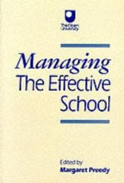 Tapa de Managing the Effective School (Published in association with The Open University)