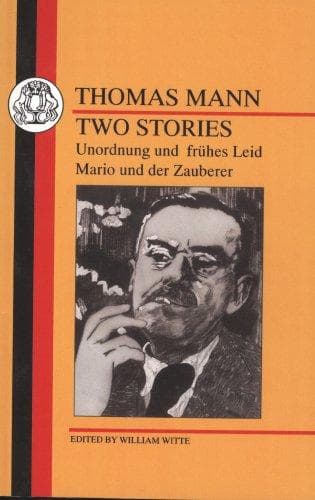 Tapa de Thomas Mann: Two Stories