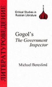 Tapa de Gogol's The Government Inspector (BCP Critical Studies in Russian Literature)