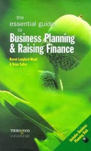Tapa de The essential guide to business planning & raising finance