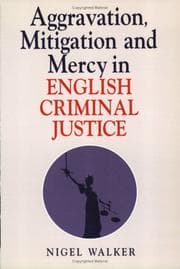 Tapa de Aggravation, mitigation, and mercy in English criminal justice