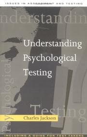 Tapa de Understanding Psychological Testing (Issues in Assessment and Testing)