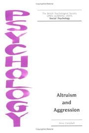 Tapa de Altruism and Aggression (Open Learning Units in Bio-Psychology)