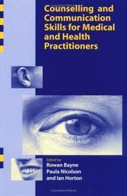 Tapa de Counselling and Communication Skills for Medical and Health Practitioners