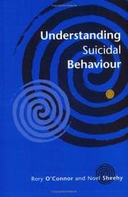 Tapa de Understanding suicidal behaviour