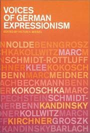 Tapa de Voices of German expressionism