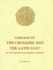 Tapa de Coinage of the Crusades and the Latin East in the Ashmolean Museum Oxford