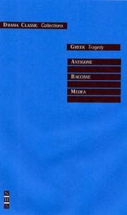 Tapa de Greek Tragedy (Drama Classic: Collections S.)
