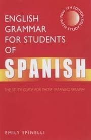 Tapa de English Grammar for Students of Spanish (English Grammer)