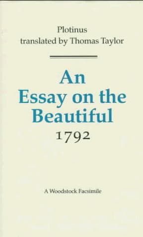 Tapa de An essay on the beautiful