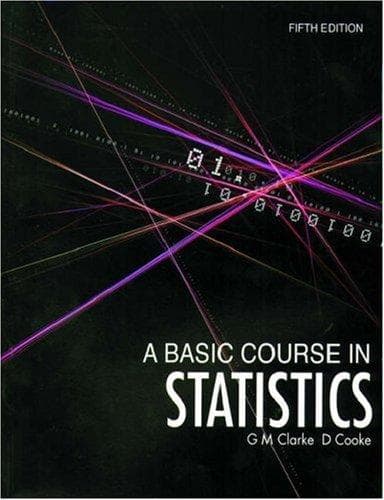 Tapa de A basic course in statistics