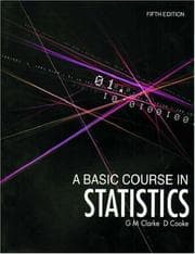 Tapa de A basic course in statistics