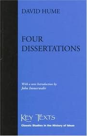 Tapa de Four dissertations