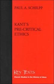 Tapa de Kant's Pre-Critical Ethics (Key Texts : Classic Studies in the History of Ideas)