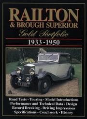 Tapa de Railton & Brough Superior Gold Portfolio 1933-50 (Gold Portfolio)