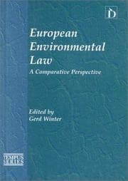 Tapa de European Environmental Law