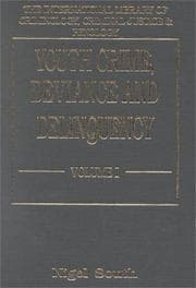 Tapa de Youth crime, deviance, and delinquency