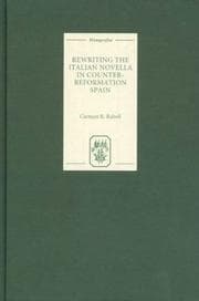 Tapa de Rewriting the Italian novella in counter-reformation Spain