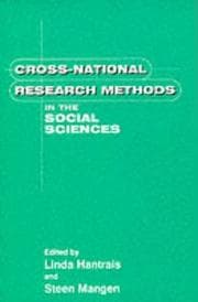 Tapa de Cross-national research methods in the social sciences