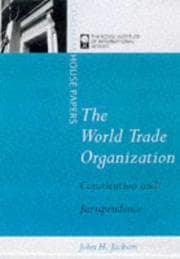 Tapa de The World Trade Organization