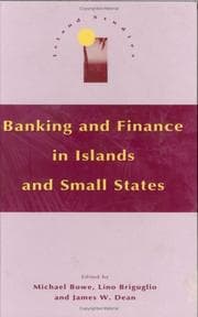 Tapa de Banking and Finance Islands and Small States (Island Studies Series (London, England).)