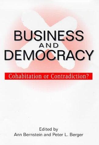 Tapa de Business and democracy