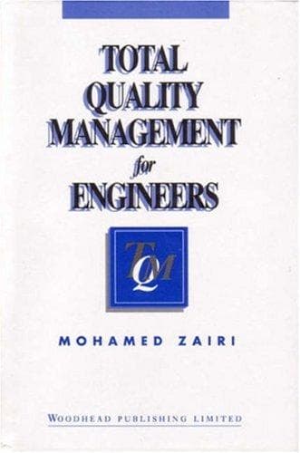 Tapa de Total quality management for engineers