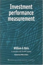 Tapa de Investment Performance Measurement